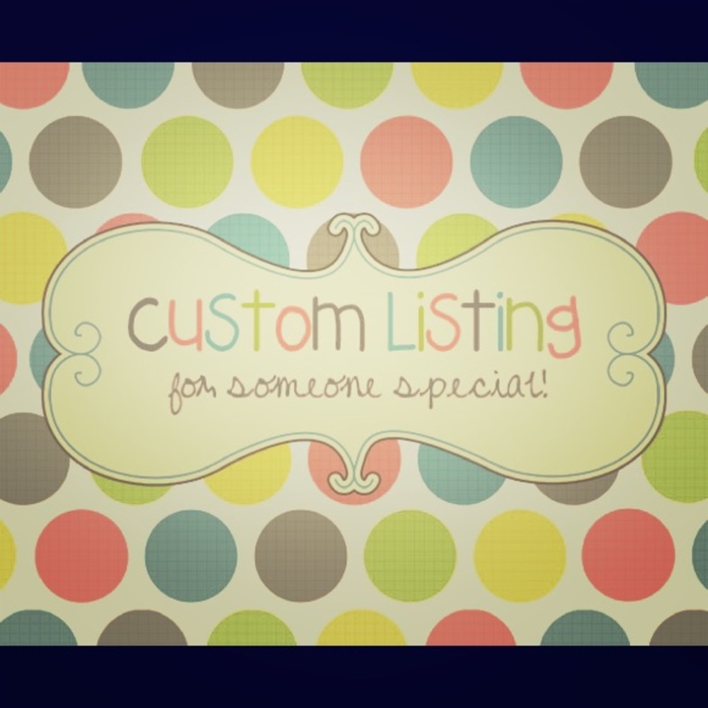 Reserved listing