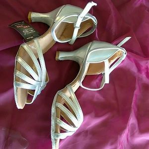 NWT Latin Salsa Ballroom Dance Shores Size 8 38