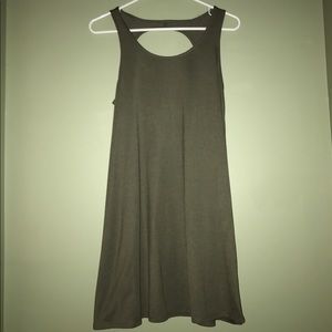 Juniors Mid Length Green Dress