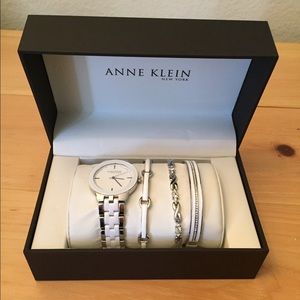 Anne Klein Ceramic Watch set! New in Box!!!