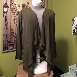 Lightweight green cardigan