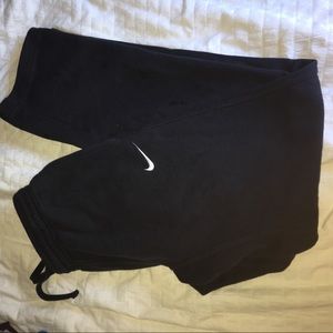 Nike, cotton, navy blue, small, sweatpants.