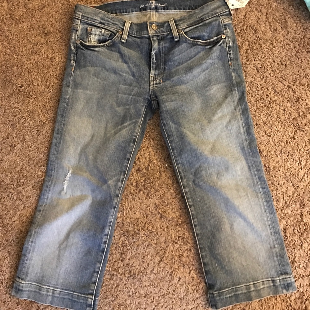 7 for all mankind capris