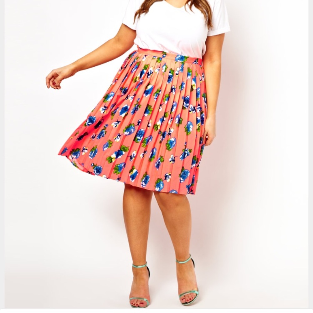 Midi Floral Skirt