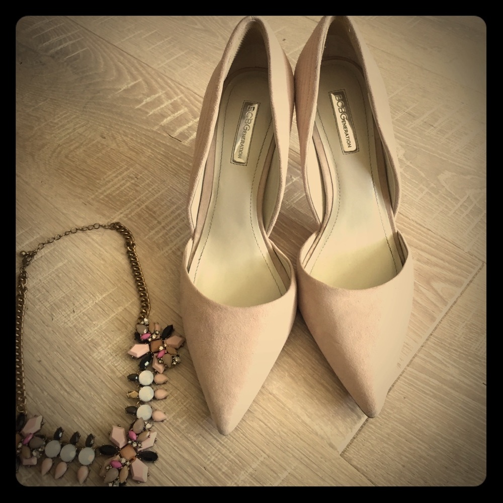 Blush BCBG heels
