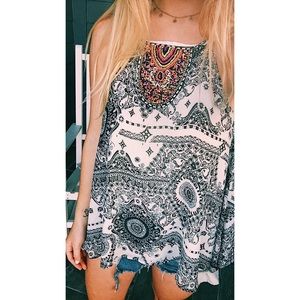 Boho chic tank