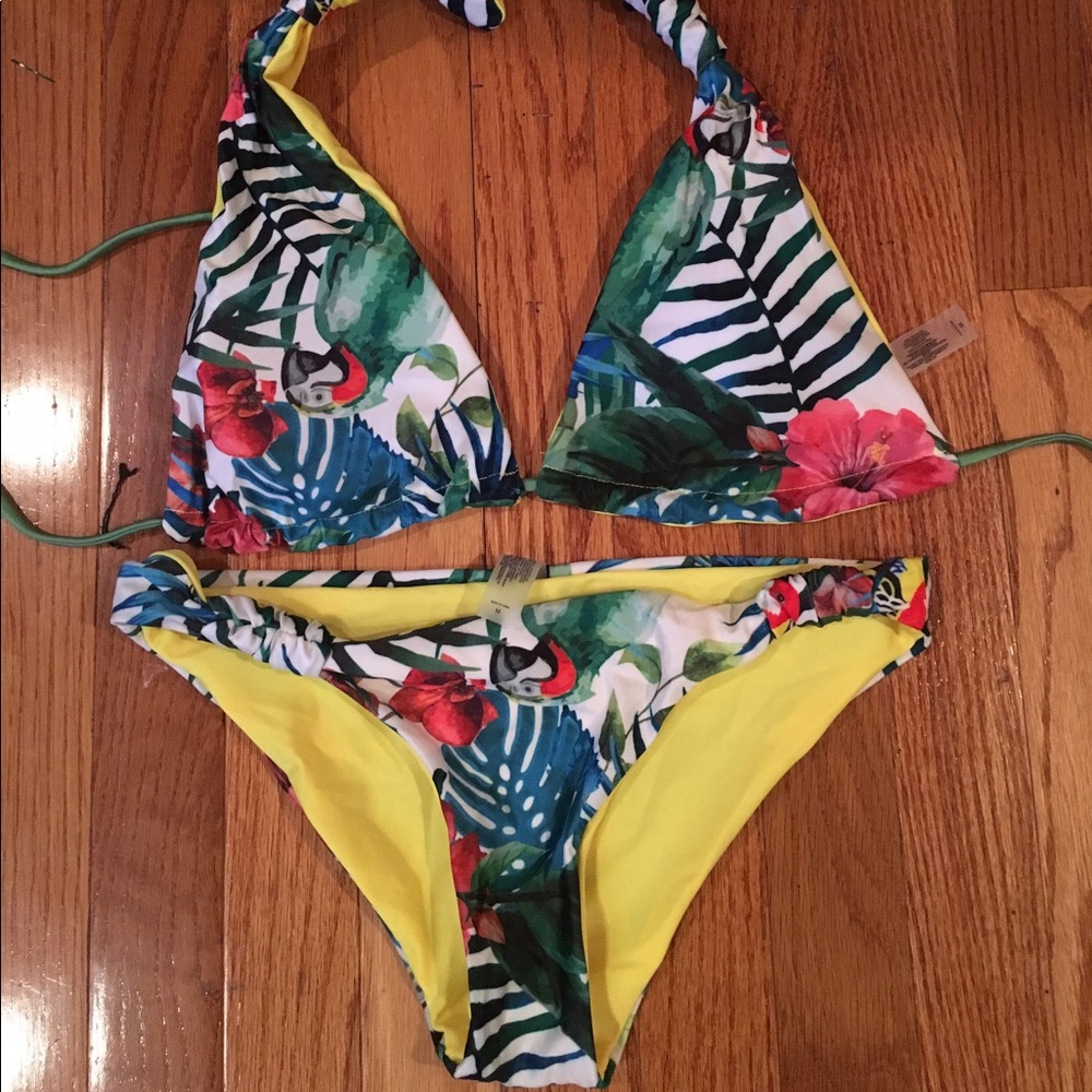 Two piece swim suit