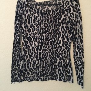 Black leopard long sleeve