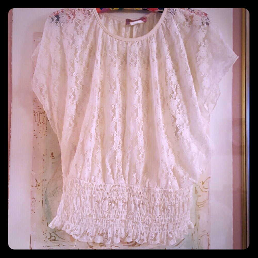 LACE TOP TUNIC