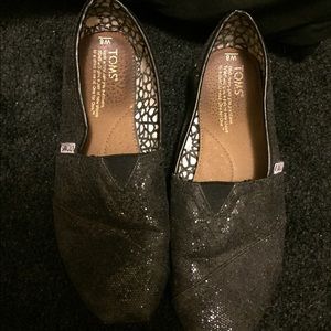 TOMS! Black sparkles