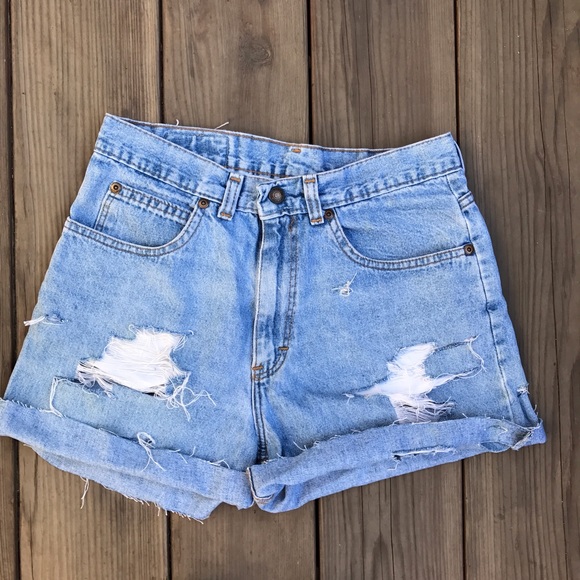 Vintage Pants - Vintage High Sierra Distressed High Waisted Shorts