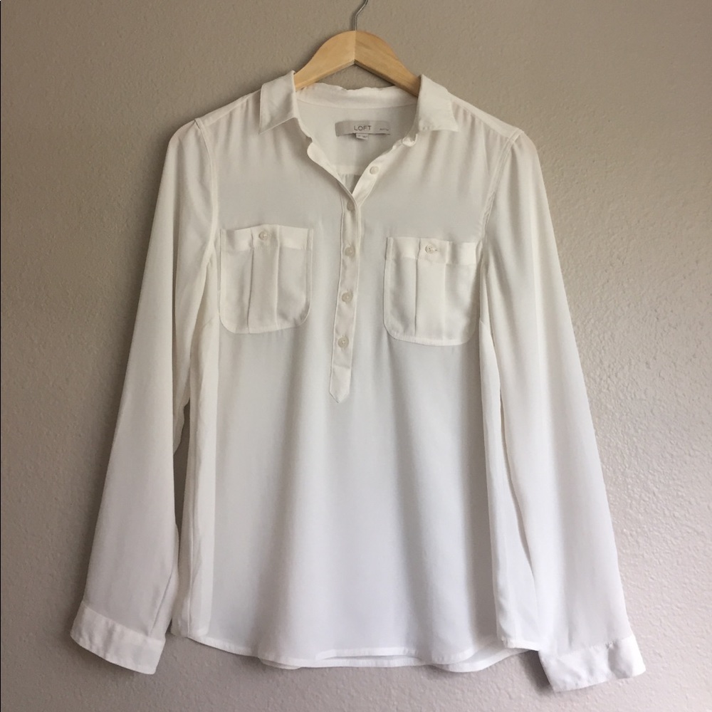 LOFT silky blouse