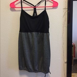 Built in bra work out top