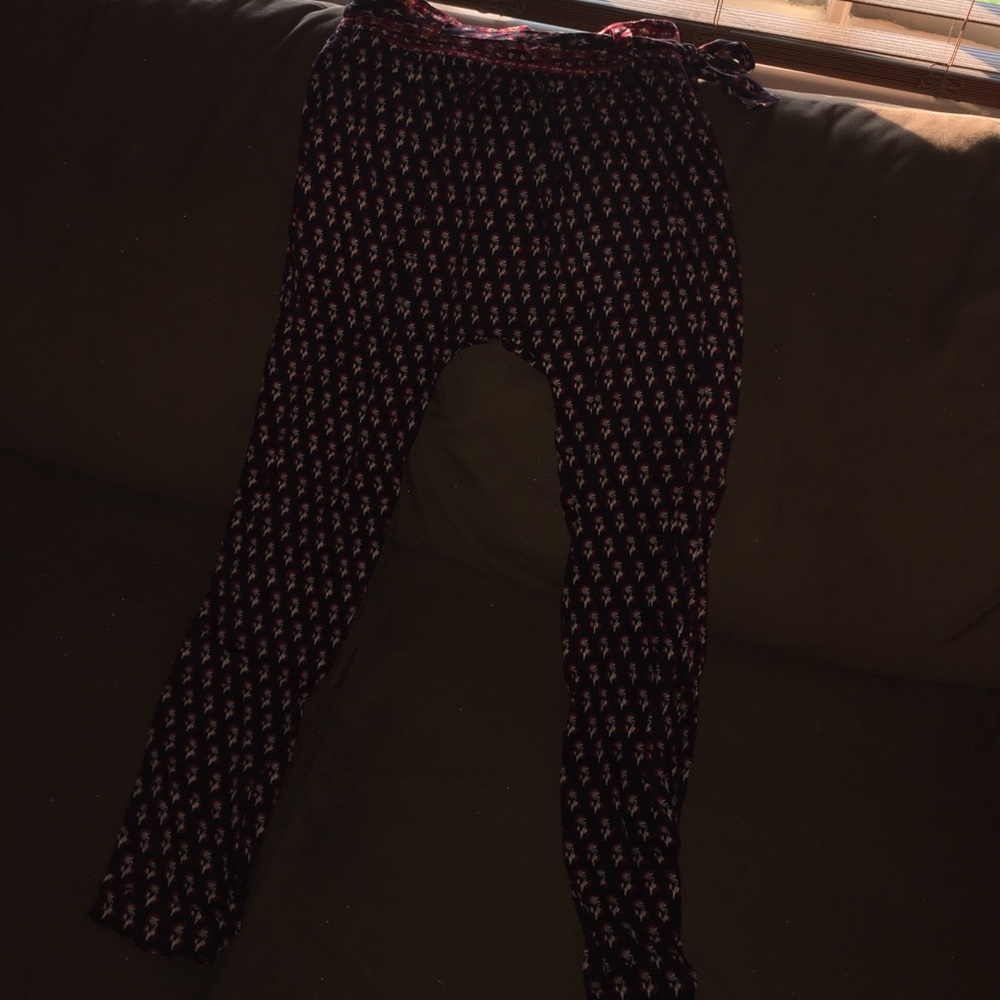 forever 21 straight leg print pants!