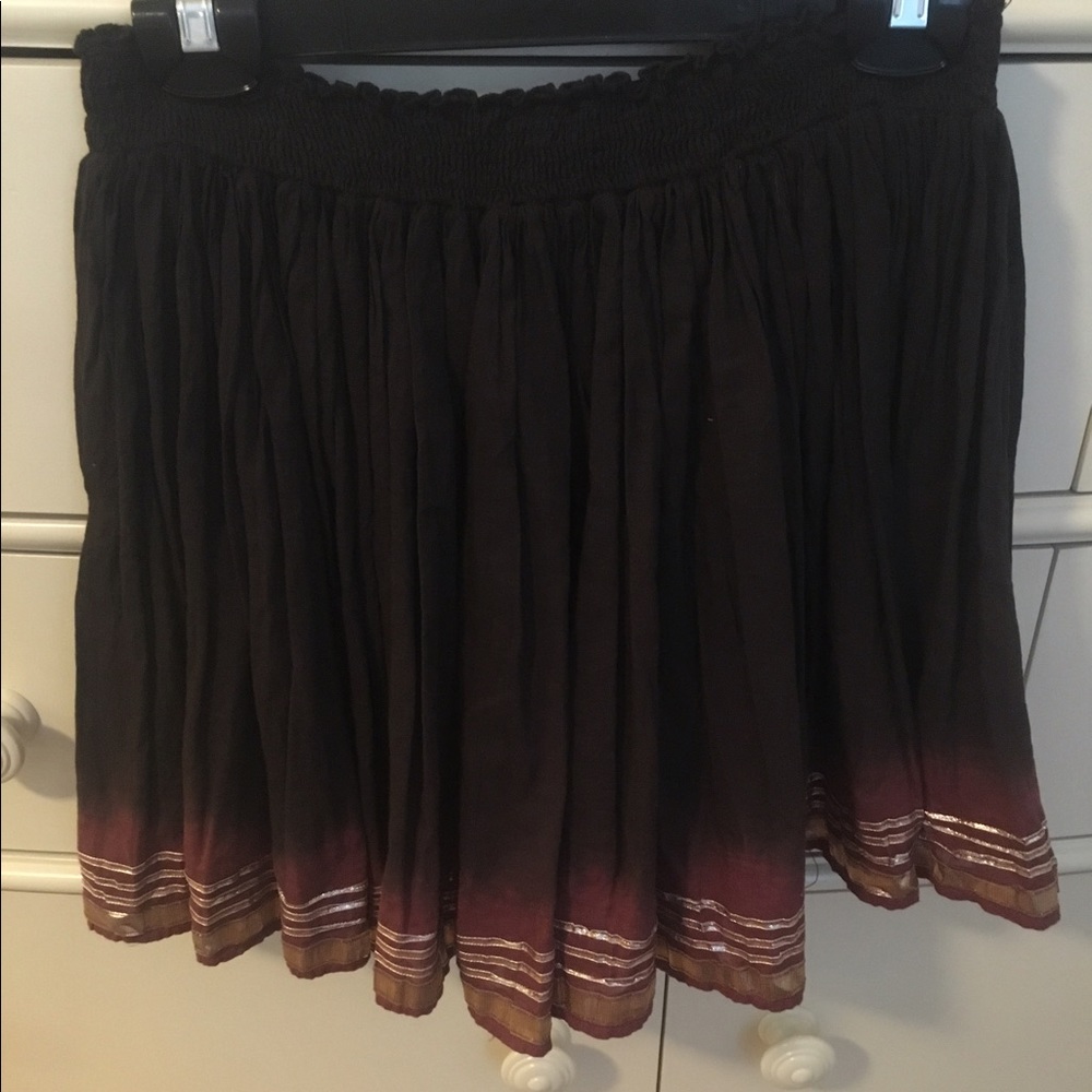 Raga brown/red ombré skirt