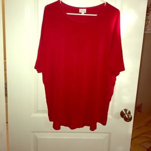LulaRoe Red Irma Small