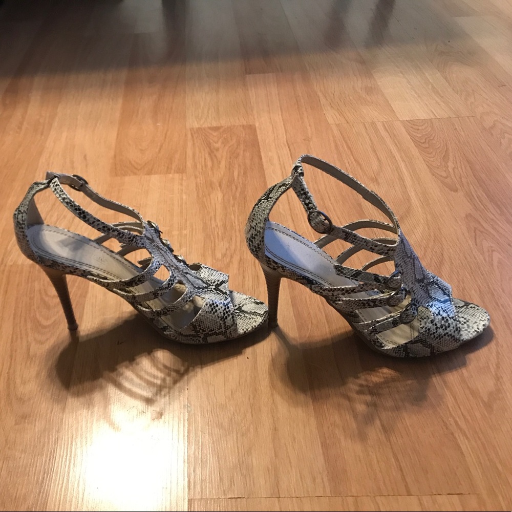 Snakeskin heels