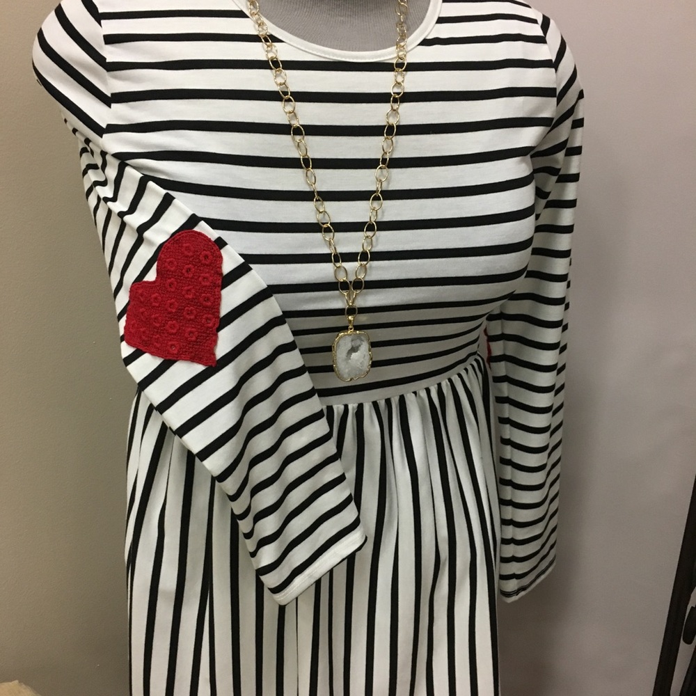 Striped flare know boho top