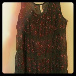 Black dressy tank top