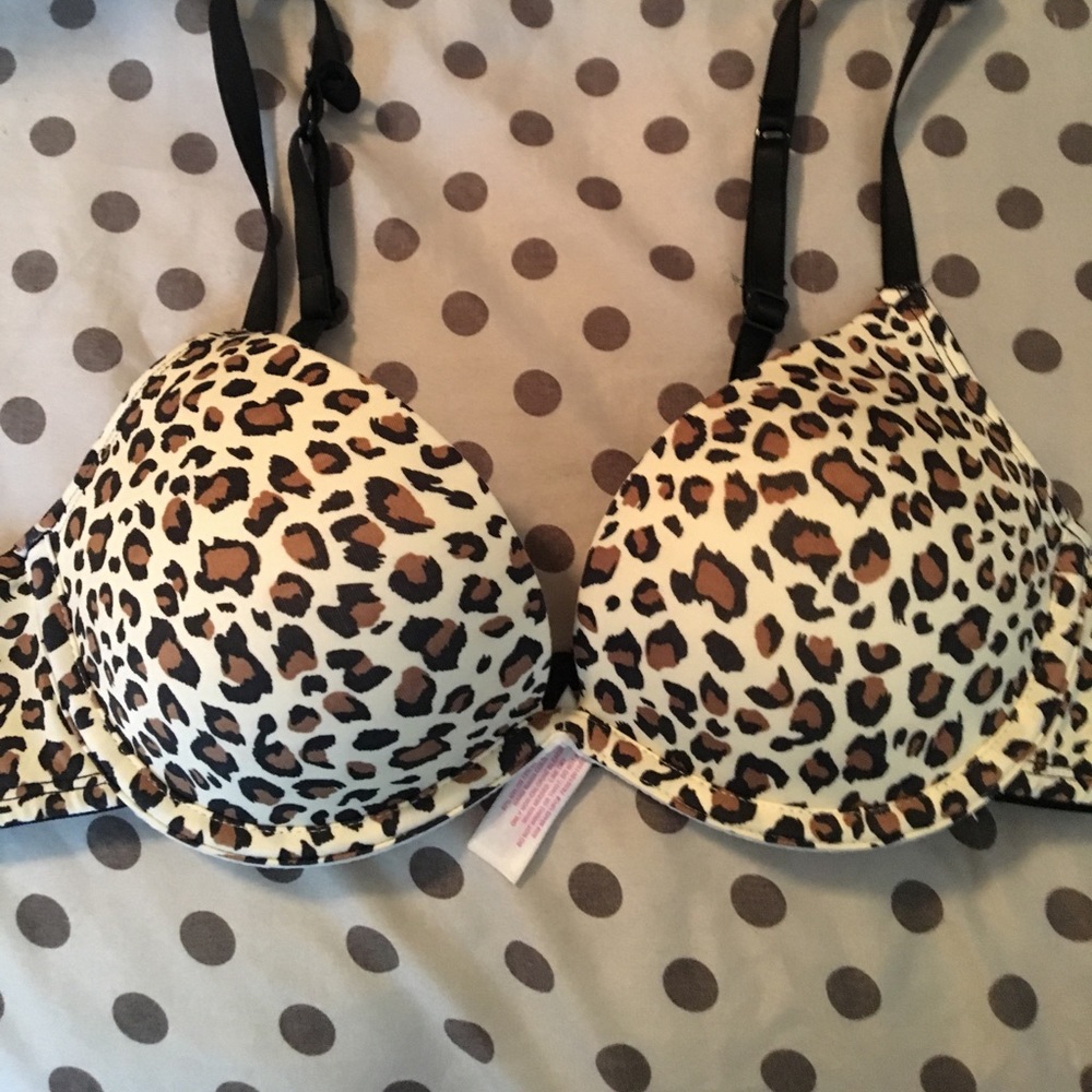 Candies cheetah push up bra