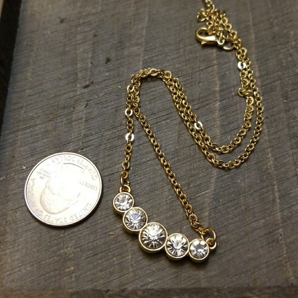 JBloom GOLD/RHINESTONE Necklace - Picture 4 of 4