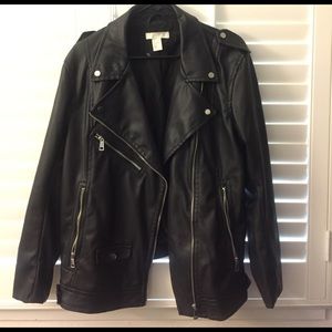 H&M Biker Faux Leather Jacket