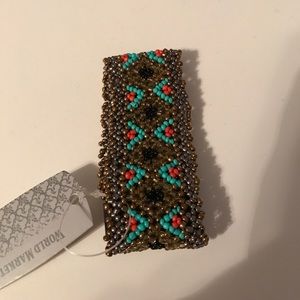 Beaded tribal bracelet