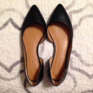 J Crew black flats