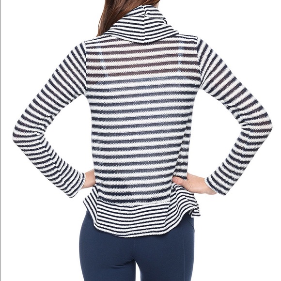 Splendid Deco Stripe Cowl Neck Top - Picture 3 of 6