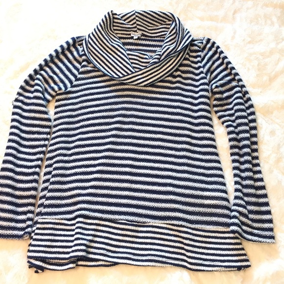 Splendid Deco Stripe Cowl Neck Top - Picture 4 of 6