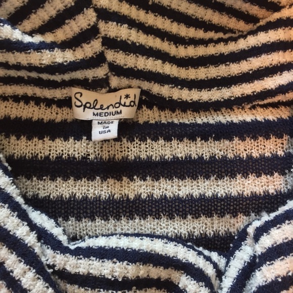 Splendid Deco Stripe Cowl Neck Top - Picture 6 of 6