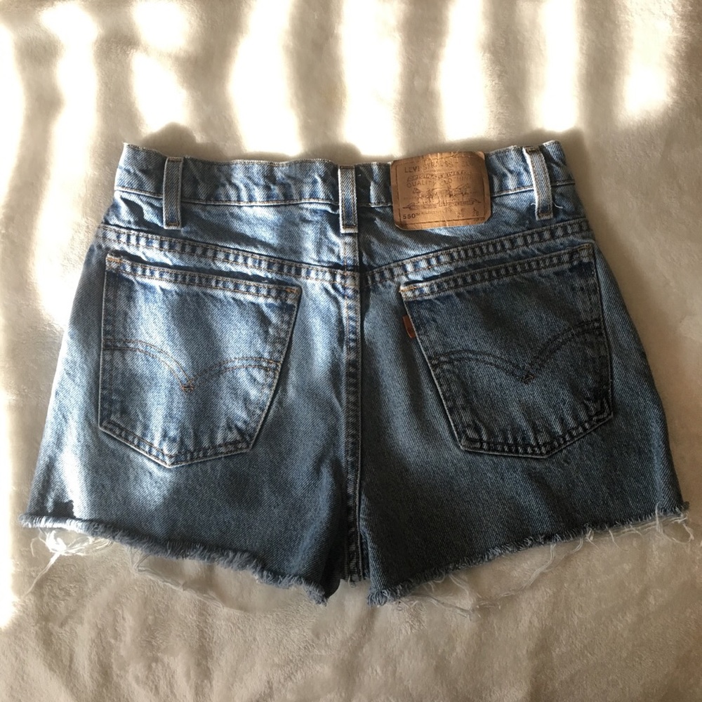RARE orange tab Levis shorts