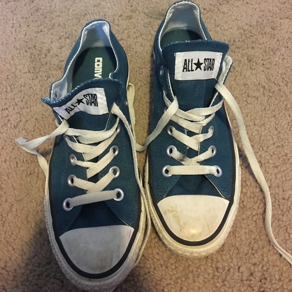 Converse all stars denim size 8