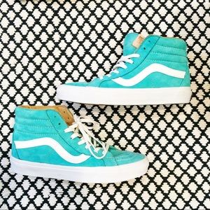 Vans Sk8-Hi shoes - Turquoise - Suede - New