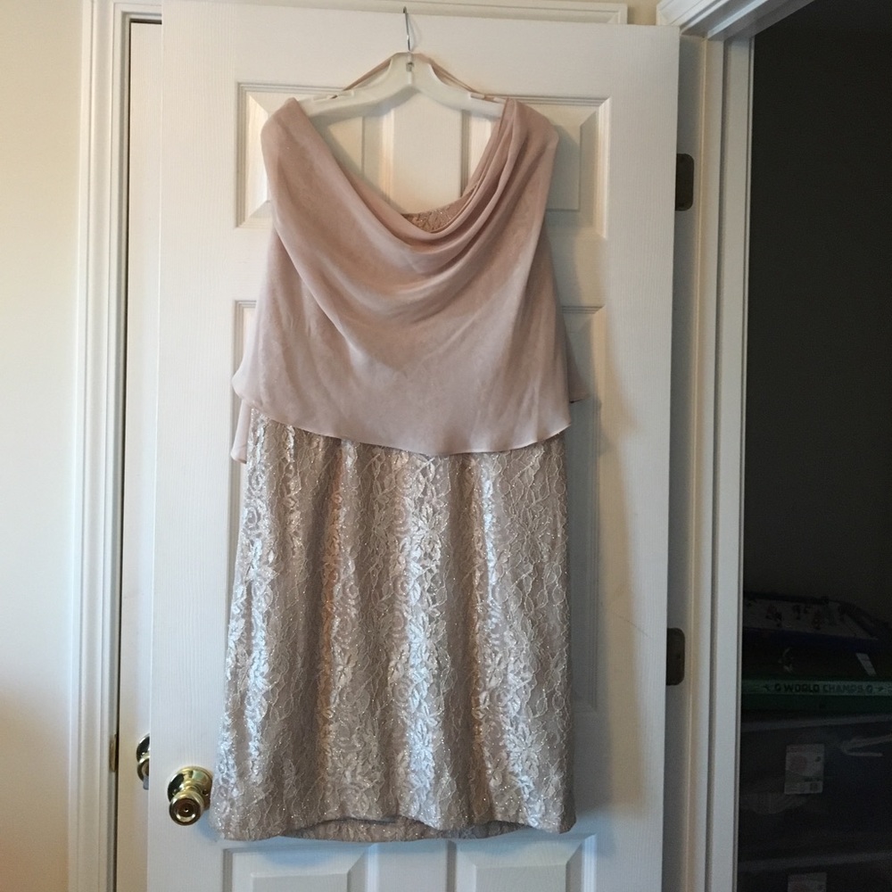 Gold dress