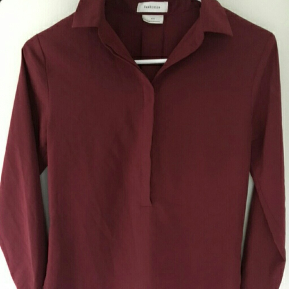 Burgundy Blouse