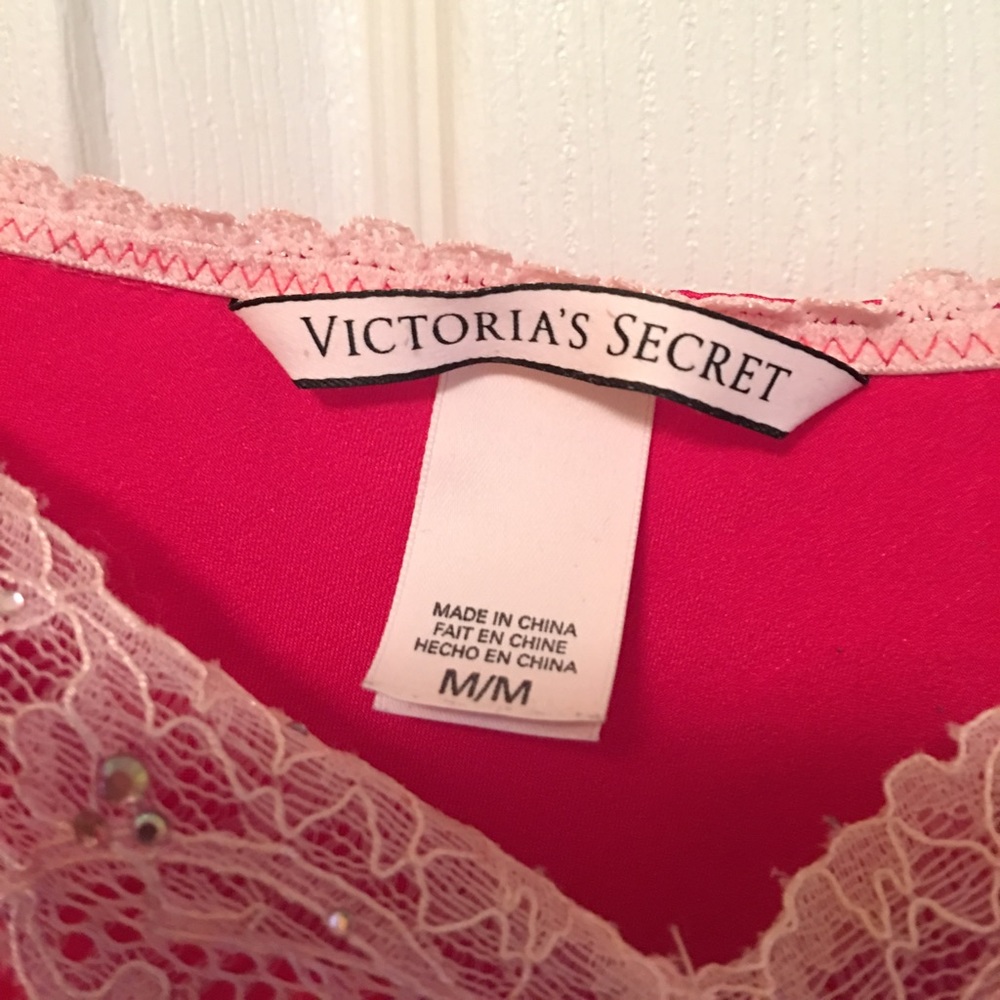 Victoria's Secret Red Silky Lingerie - Picture 2 of 2
