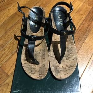 Ralph Lauren Rosalia Wedge Sandal