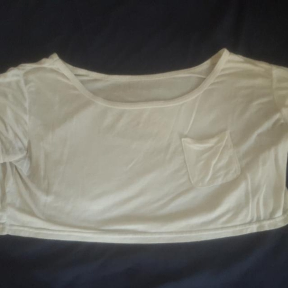 White Crop top