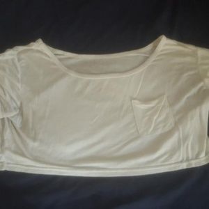 White Crop top
