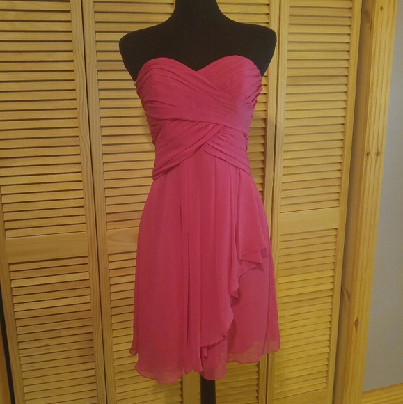 Davids Bridal Dresses & Skirts - Davids Bridal Pink Chiffon Dress