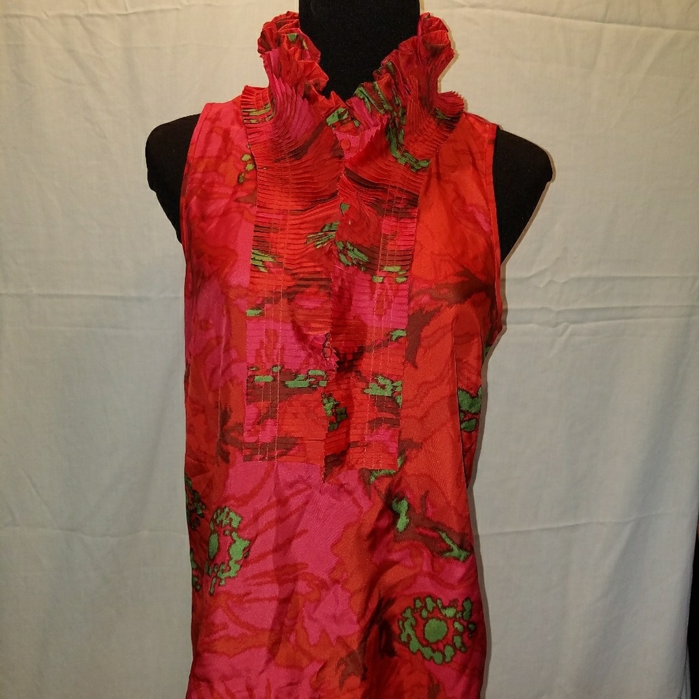 J Crew Sleeveless Dress Shirt
