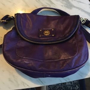 Marc by Marc Jacobs purple leather purse
