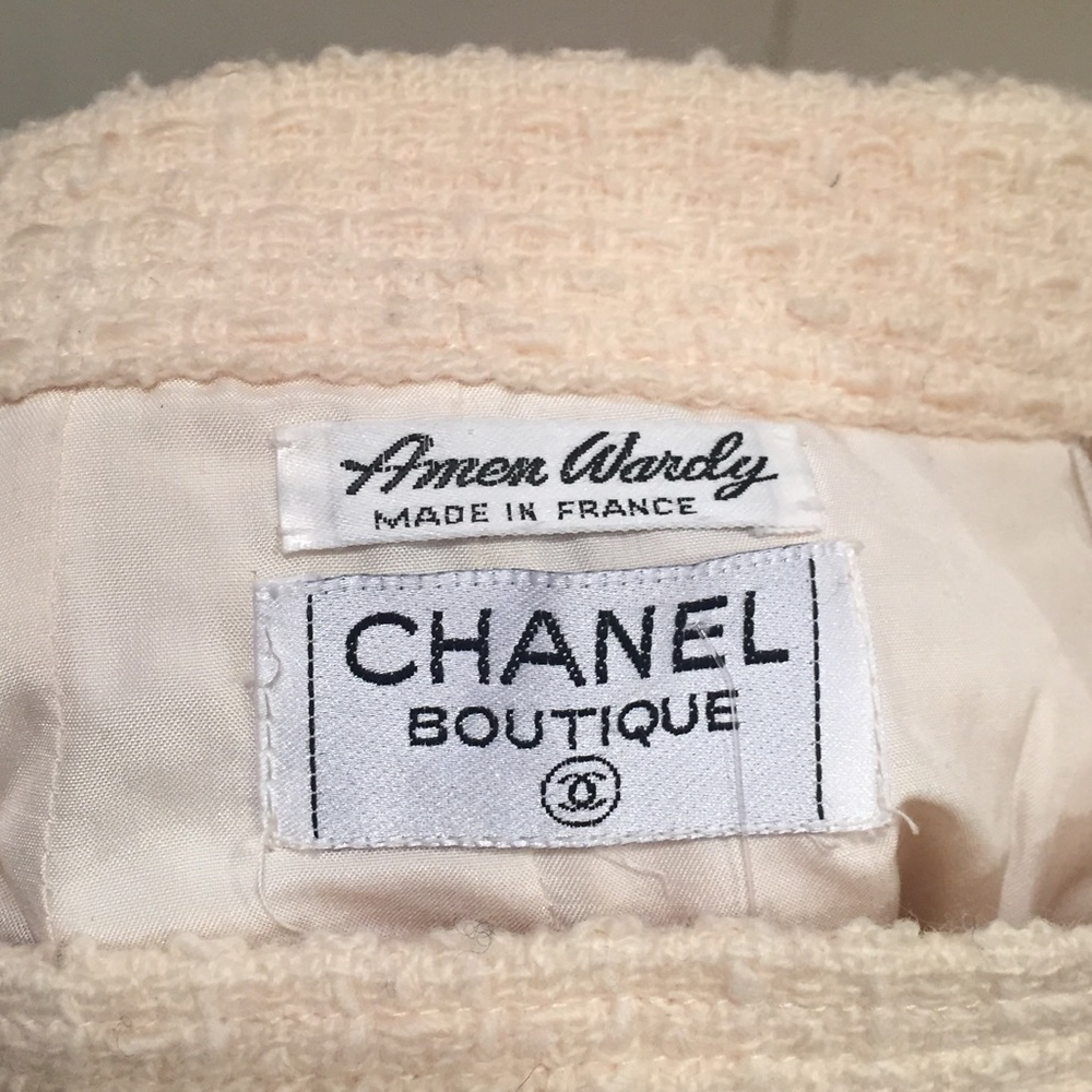 Authentic Chanel tweed skirt