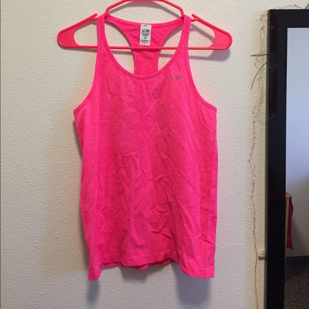 Hot pink tank top