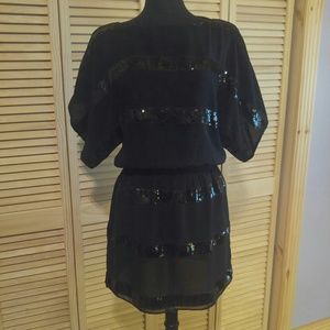 Jessica Simpson Black party cocktail dress