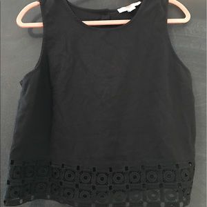 Black crop top