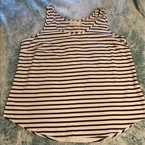 Black and White Striped Tank Top
