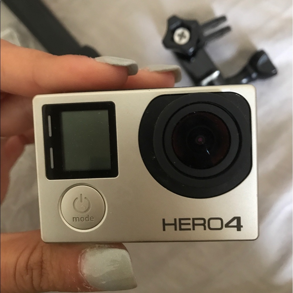 Go pro hero 4 with accessories