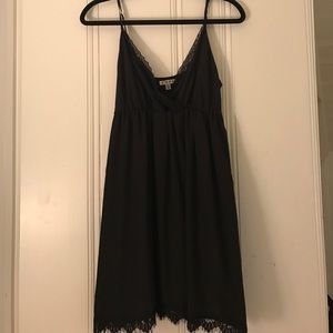 Urban Outfitters Black Lace Trim Dress